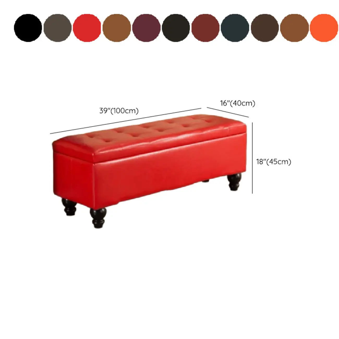 Living Room Solid Wood Leather Flip Top Entryway Bench Image - 13 | homeyfad