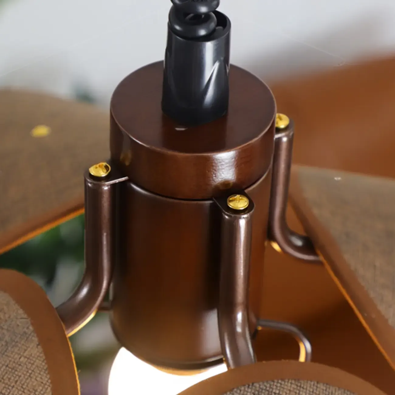 Rustic Unique Petal Shape Pendant Light Adjustable for Kitchen Image - 7