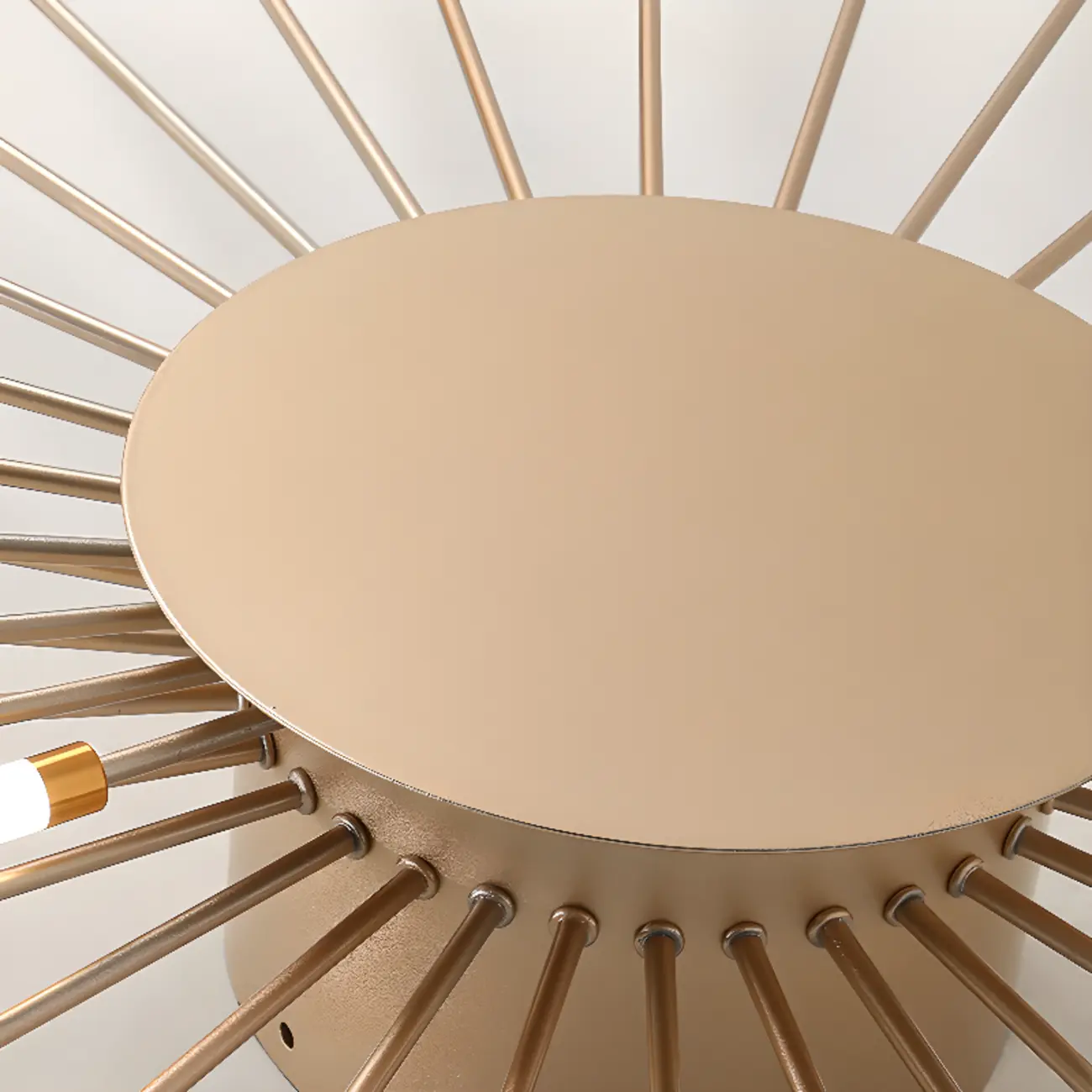 Contemporary Gold Sputnik Metal Semi Flush Ceiling Light Image - 12 | homeyfad