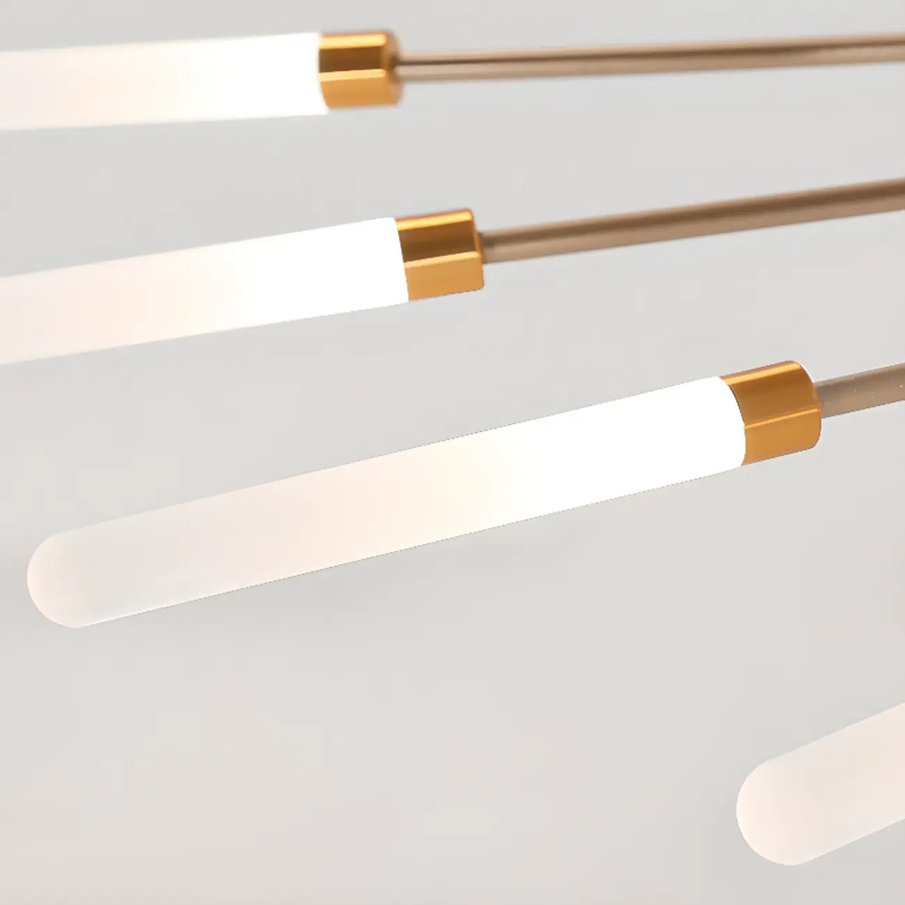 Contemporary Gold Sputnik Metal Semi Flush Ceiling Light Image - 14 | homeyfad