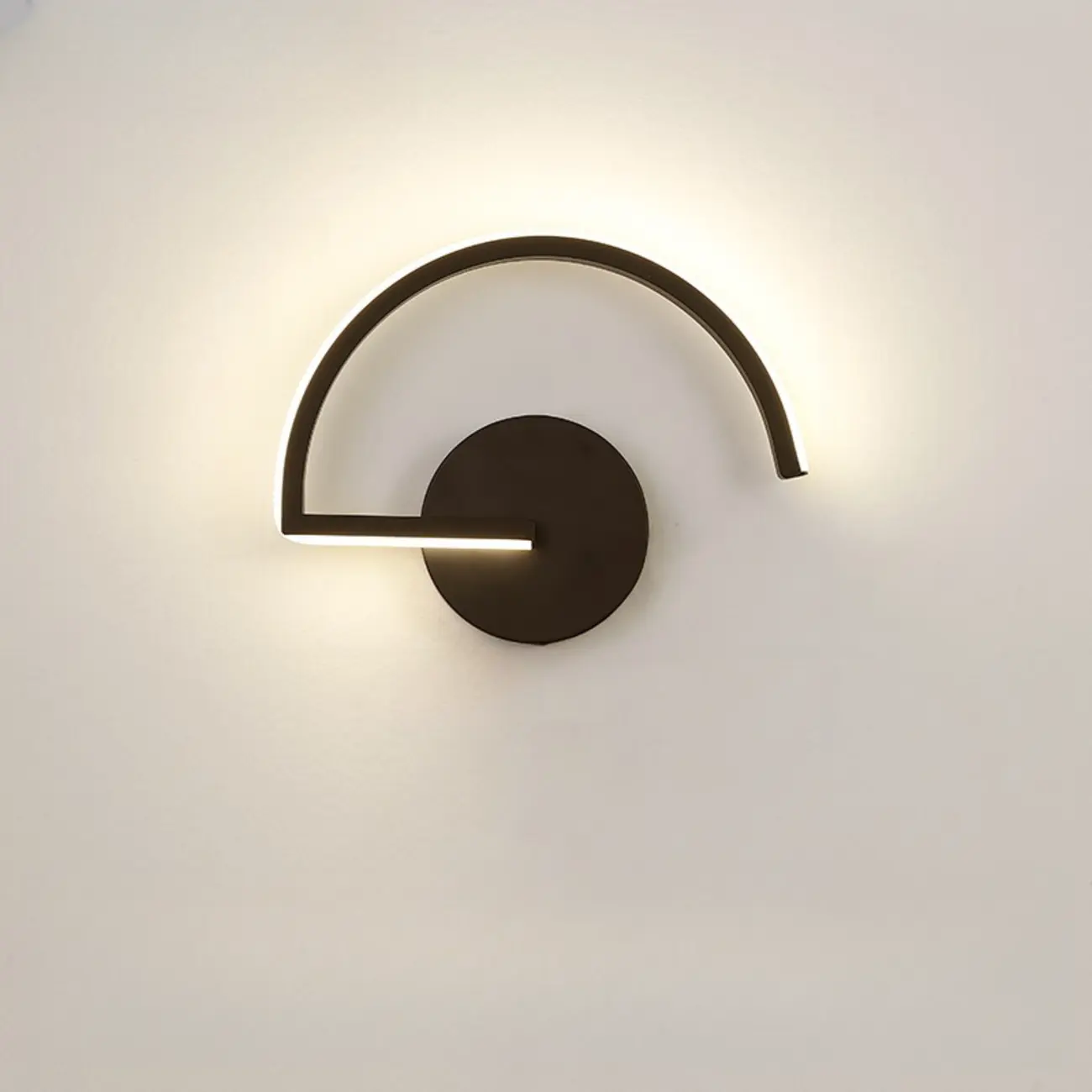 Modern Minimalist LED Wall Light with Arch Design Image - 2 | homeyfad
