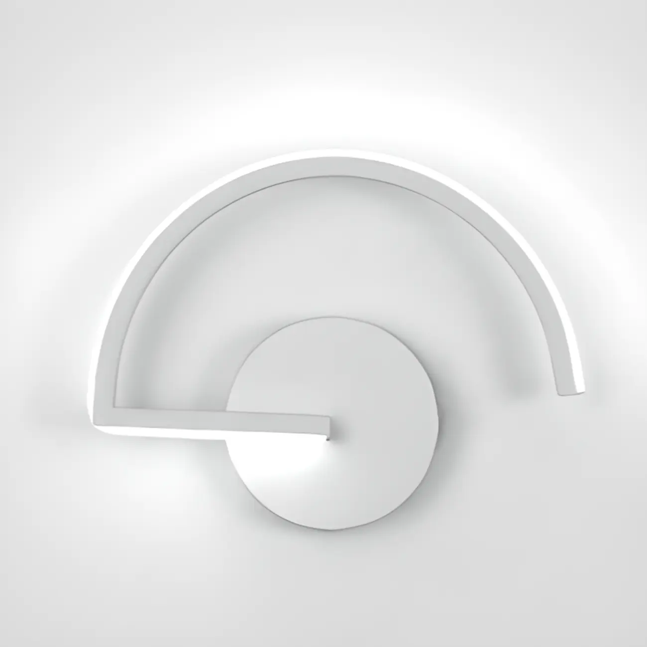 Modern Minimalist LED Wall Light with Arch Design Image - 6 | homeyfad