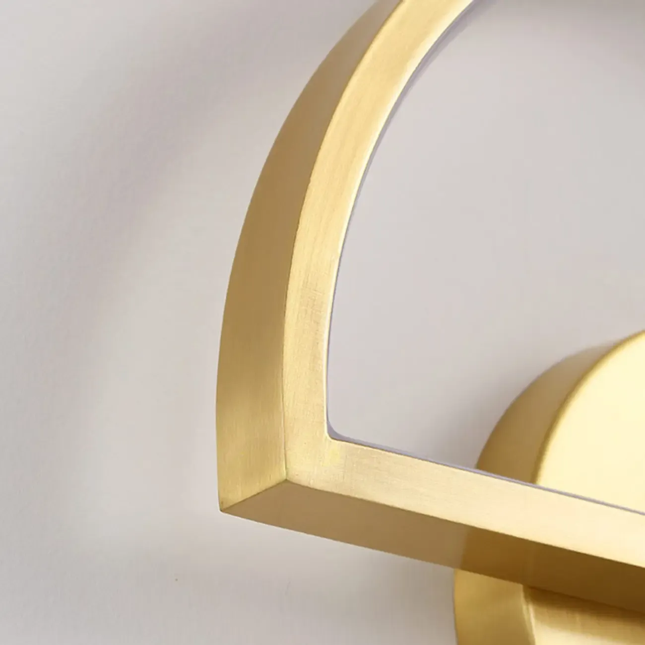 Modern Minimalist LED Wall Light with Arch Design Image - 7