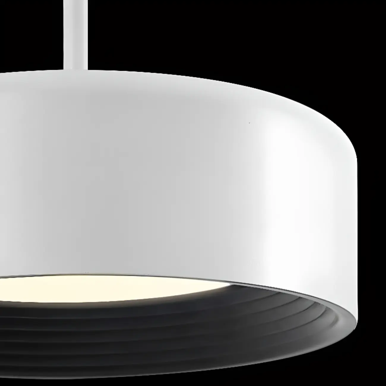 3-Light Dimmable LED Kitchen Island Light Metal Drum Minimalist Image - 8 | homeyfad