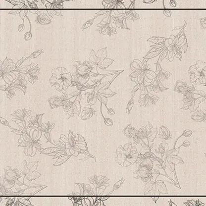 Modish Handmade Faux Cashmere Plants Rectangle Area Rug Image - 7