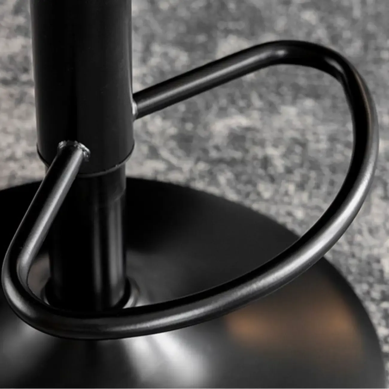 Stylish Faux Leather Button-tufted Rotating Bar Stools Image - 23