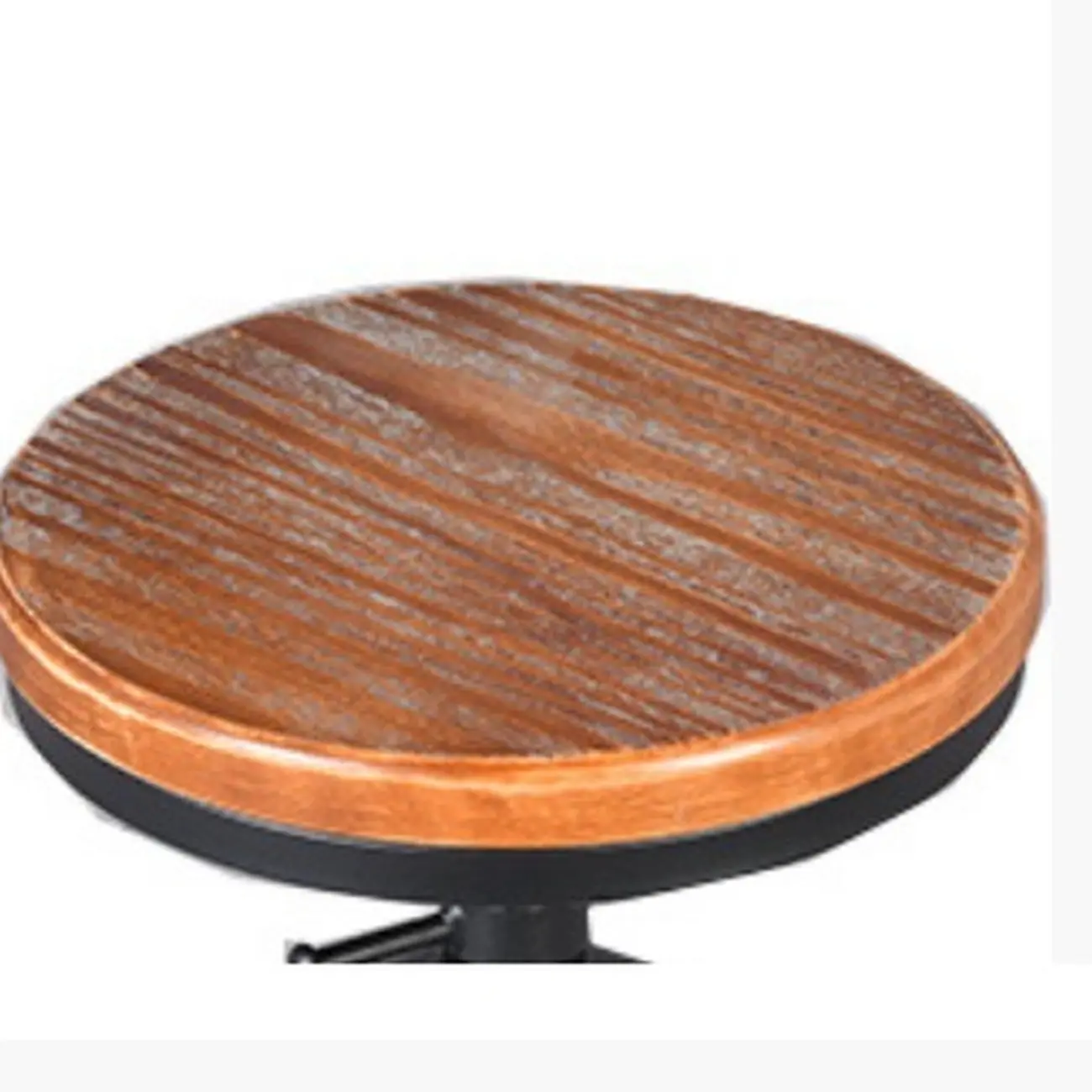 Steampunk Pine Wood Adjustable Bar Stools for Pubs Image - 4 | homeyfad