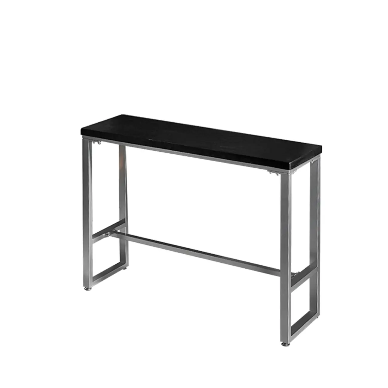 Old School Pine Coal Bistro Table with Foot Platform Image - 6 | homeyfad