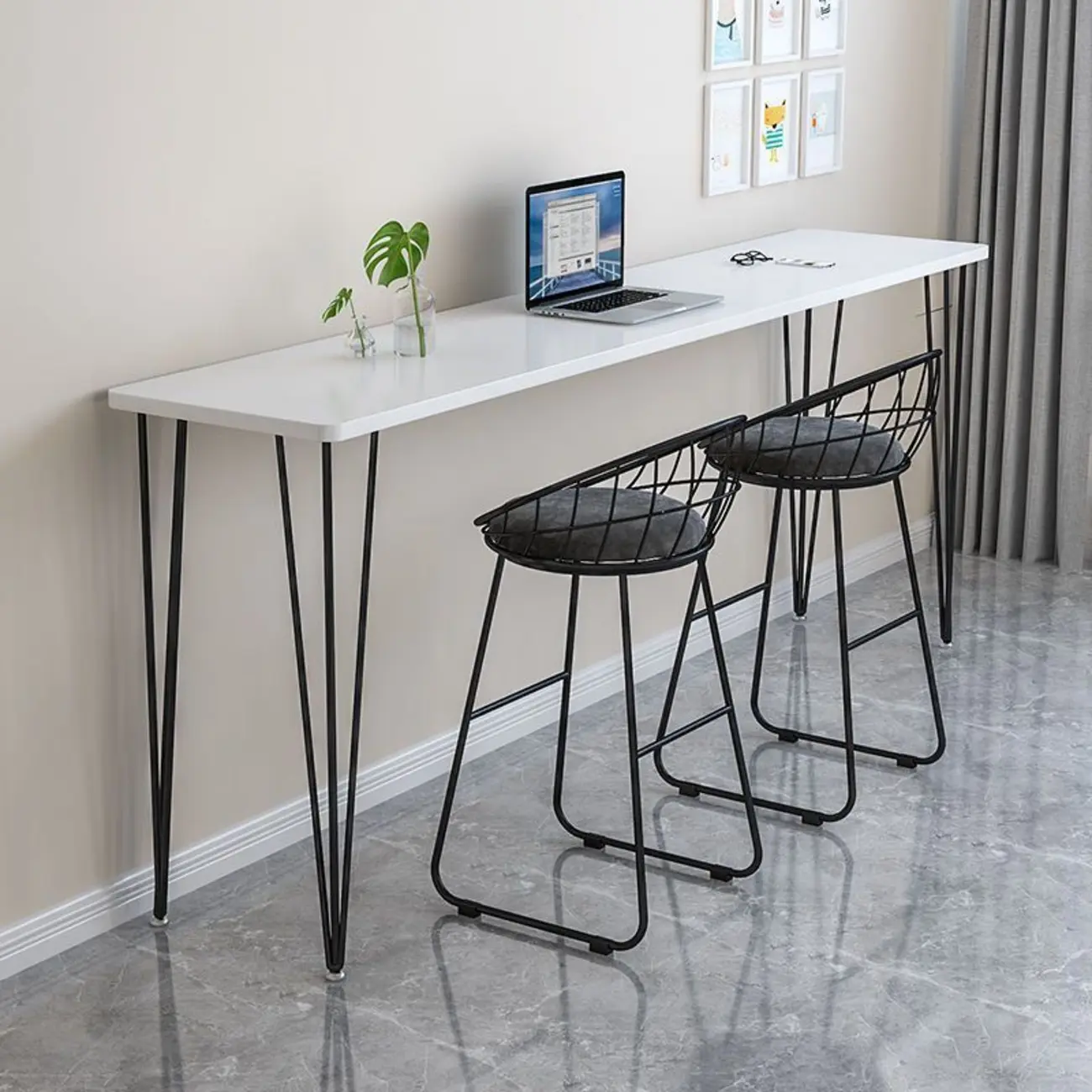 Modish Wooden Counter Height Bar Tables Image - 2 | homeyfad