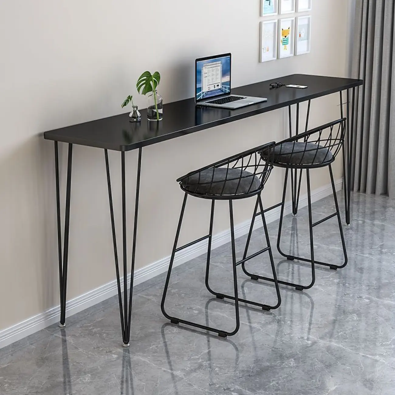 Modish Wooden Counter Height Bar Tables Image - 3 | homeyfad