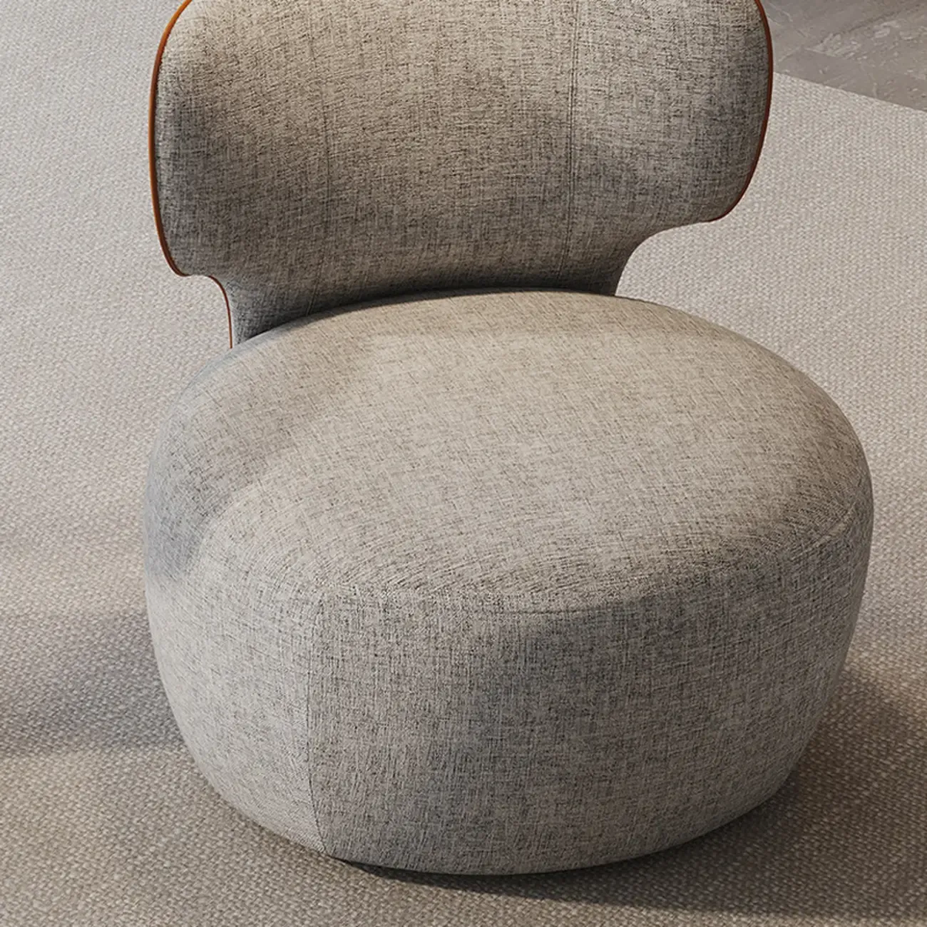 Modern Fabric Swivel Accent Chair with Scratch Resistantfor Living Room Image - 13