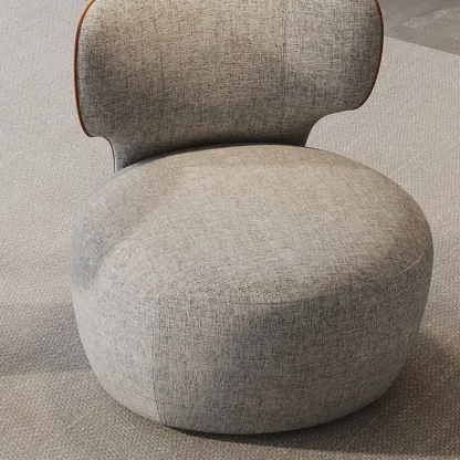 Modern Fabric Swivel Accent Chair with Scratch Resistantfor Living Room Image - 13