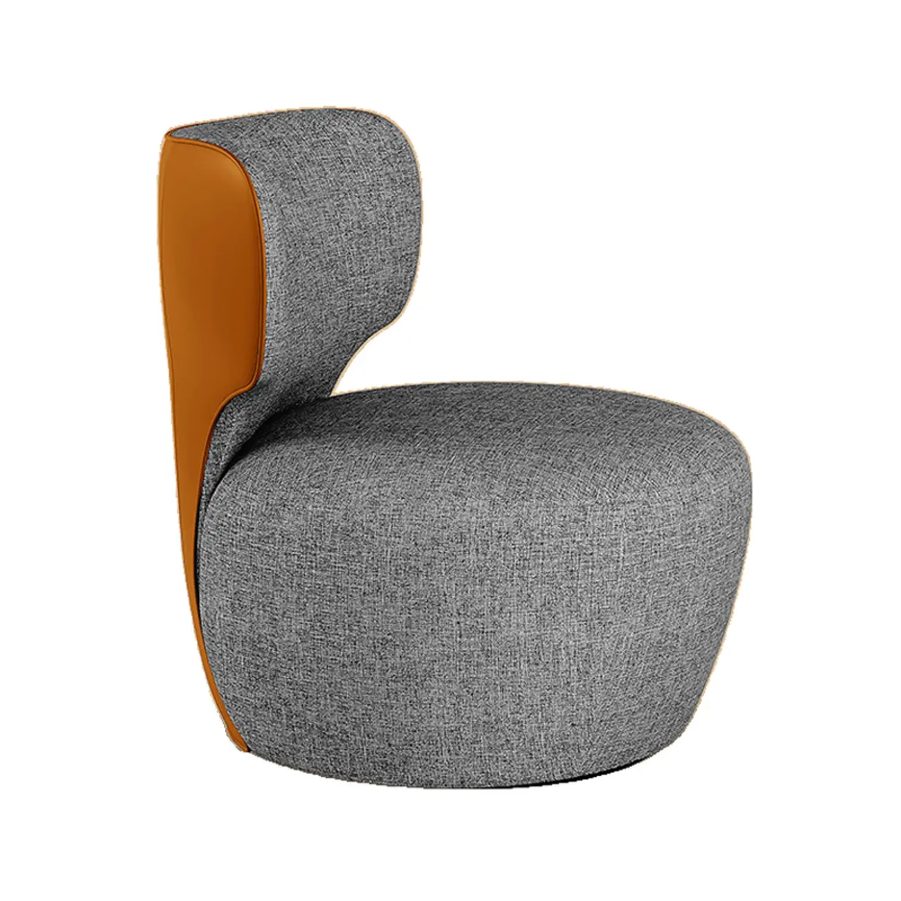 Modern Fabric Swivel Accent Chair with Scratch Resistantfor Living Room Image - 15 | homeyfad