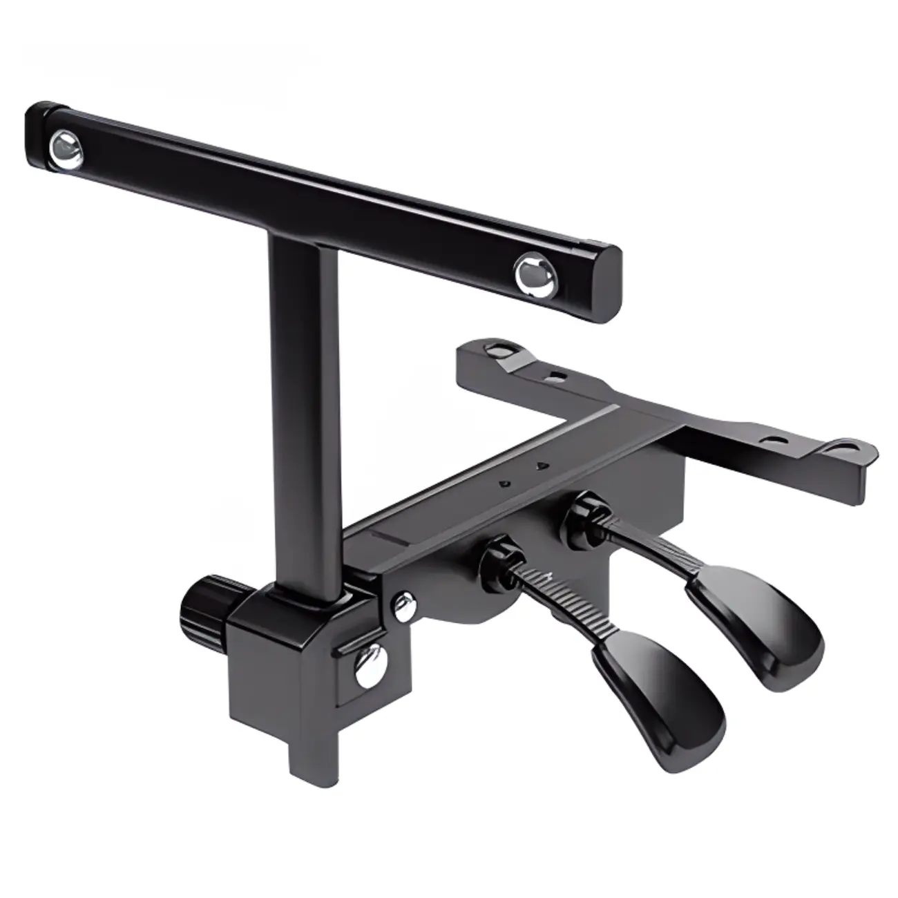 Modern White Fabric Upholstered Adjustable Swivel Office Chair Image - 9 | homeyfad