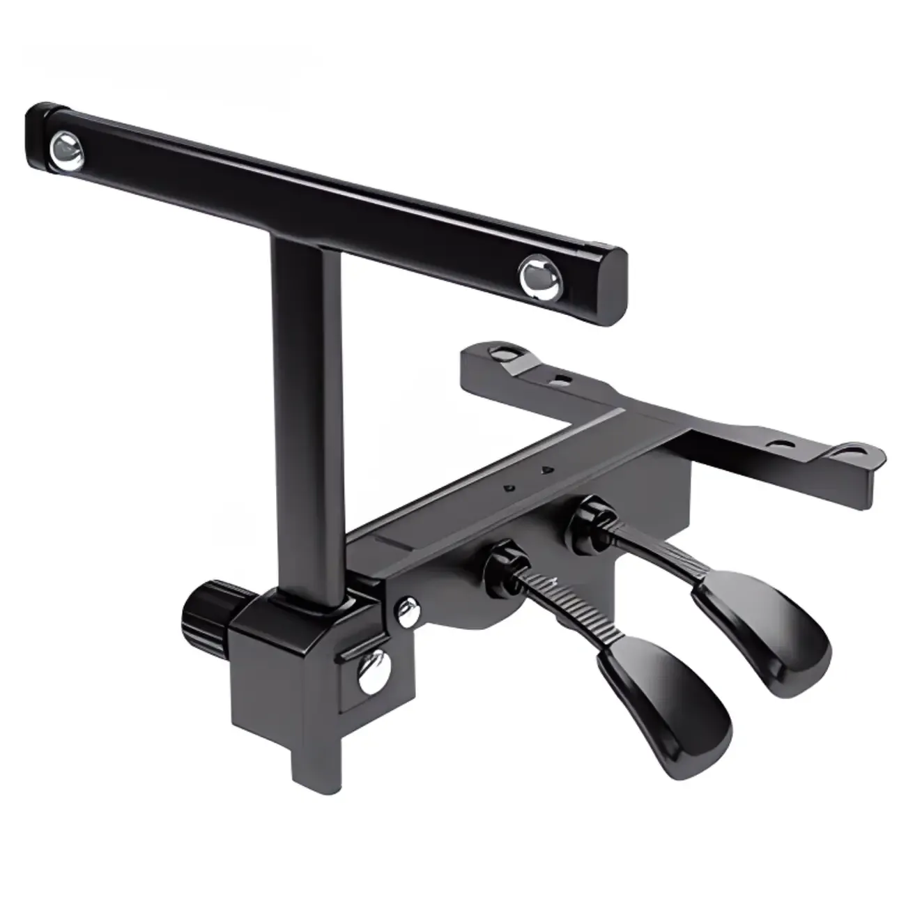 Modern White Fabric Upholstered Adjustable Swivel Office Chair Image - 9