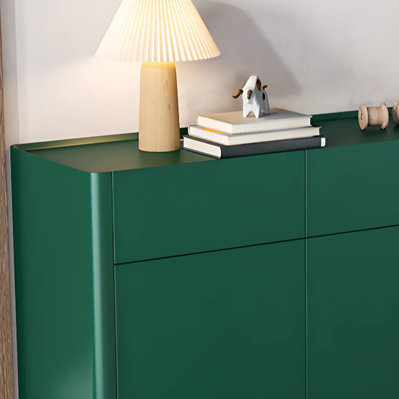 Minimalist Wood Adjustable Multi-Layer Entryway Shoe Cabinet Image - 10