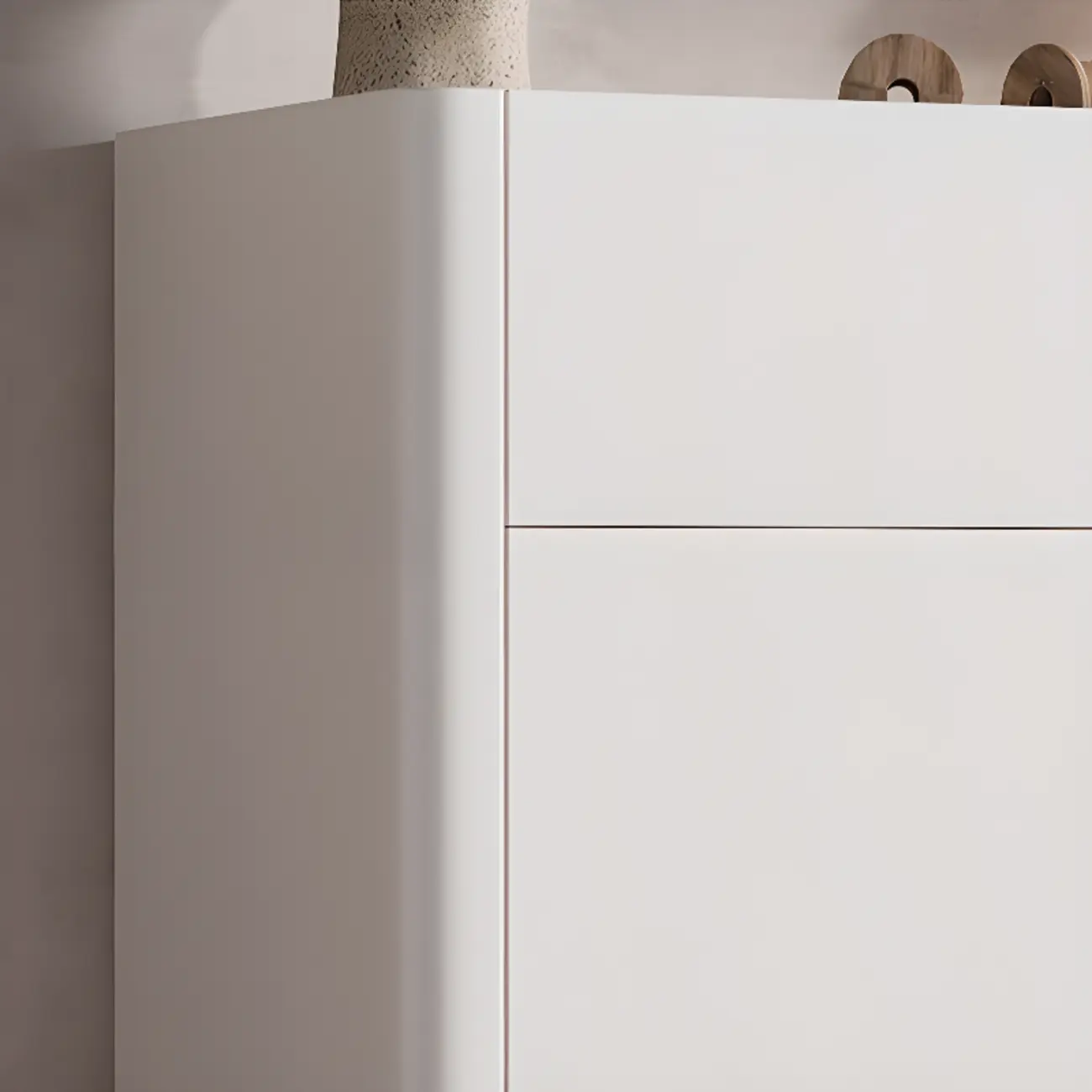 Minimalist Wood Adjustable Multi-Layer Entryway Shoe Cabinet Image - 11 | homeyfad