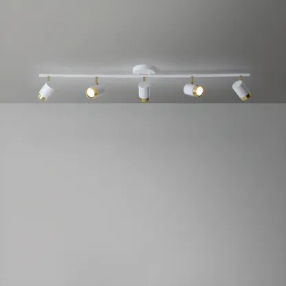 4-Light Modern Dimmable LED Track Lighting with Adjustable Head Image - 8