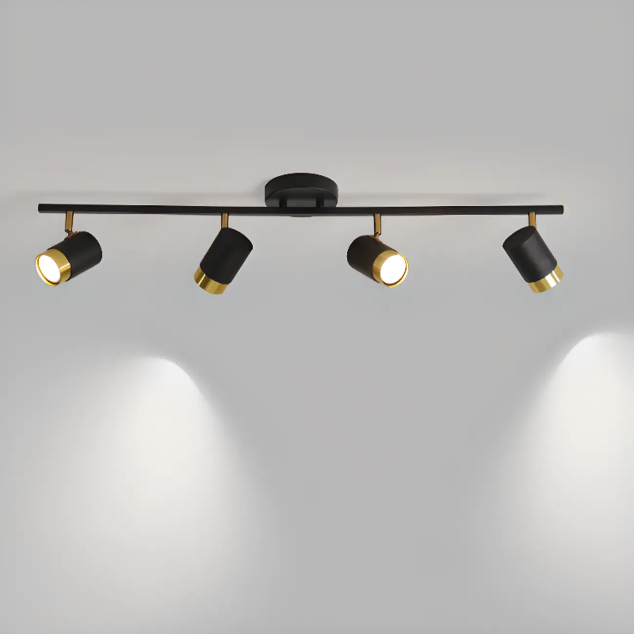 4-Light Modern Dimmable LED Track Lighting with Adjustable Head Image - 15 | homeyfad
