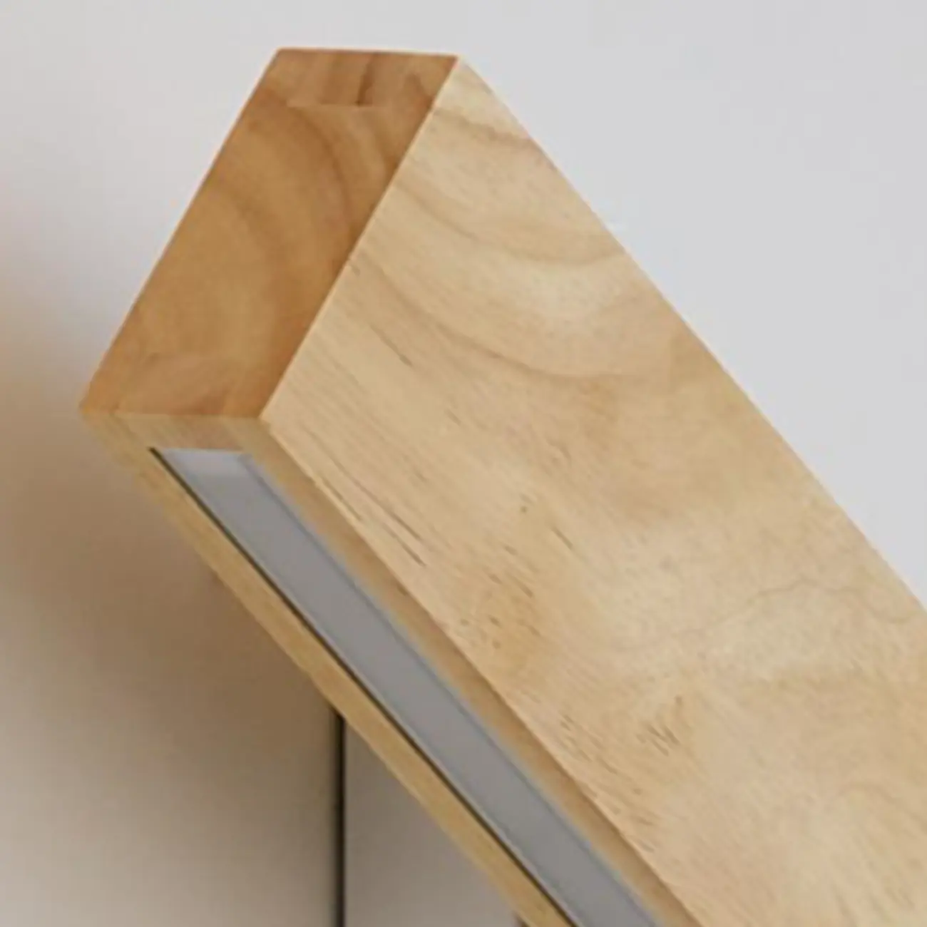 Modern Wood Wall Light with Polymer Shade for Living Room Image - 14 | homeyfad