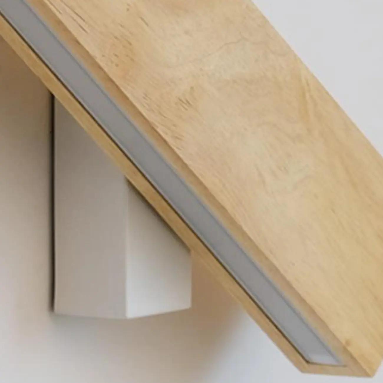 Modern Wood Wall Light with Polymer Shade for Living Room Image - 15 | homeyfad