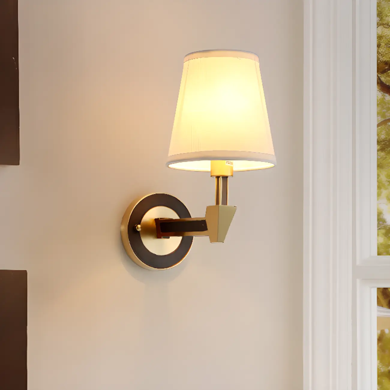 Modern 10 to 14 Inch Geometric Wall Sconce for Residential Use | homeyfad