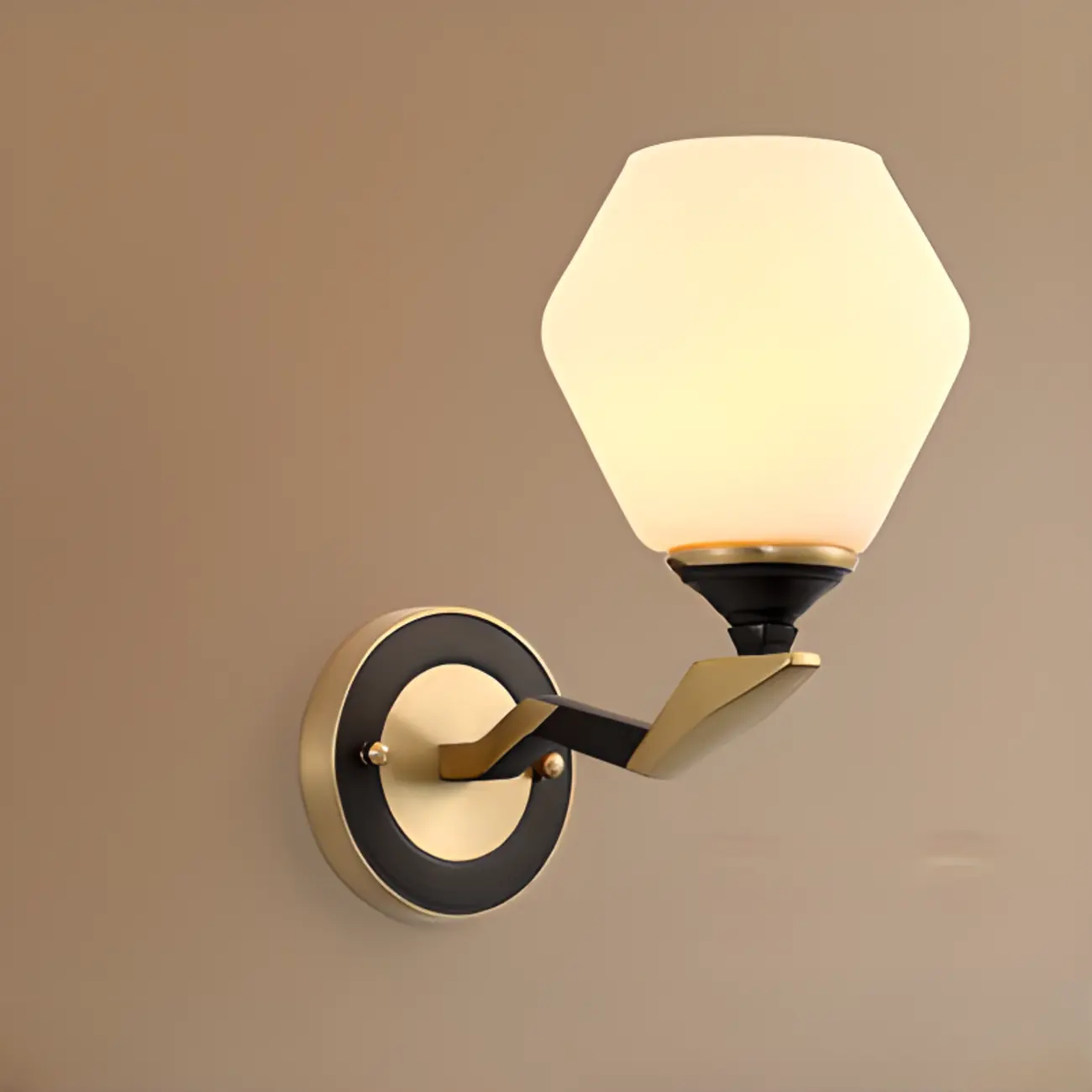 Modern 10 to 14 Inch Geometric Wall Sconce for Residential Use | homeyfad