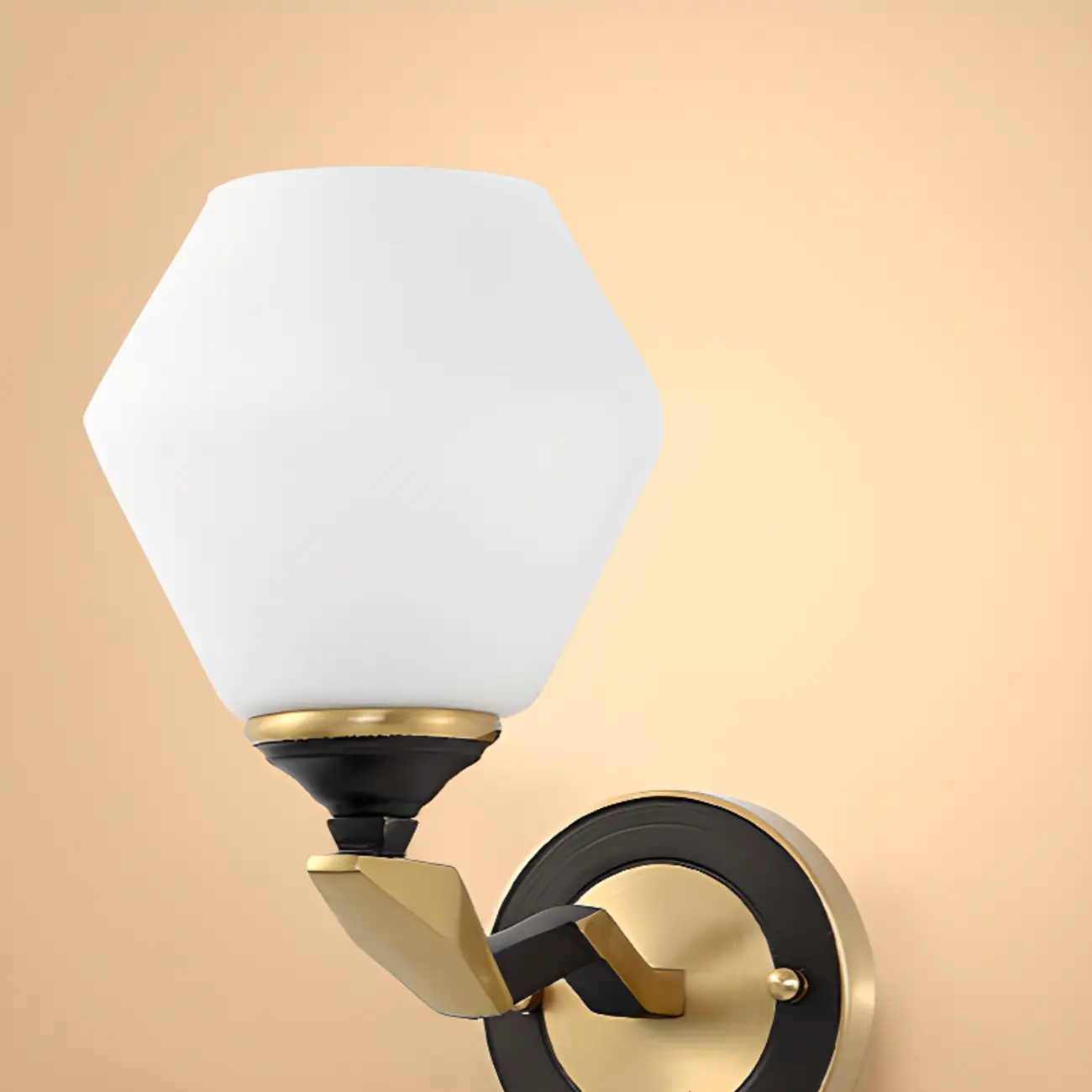 Modern 10 to 14 Inch Geometric Wall Sconce for Residential Use | homeyfad