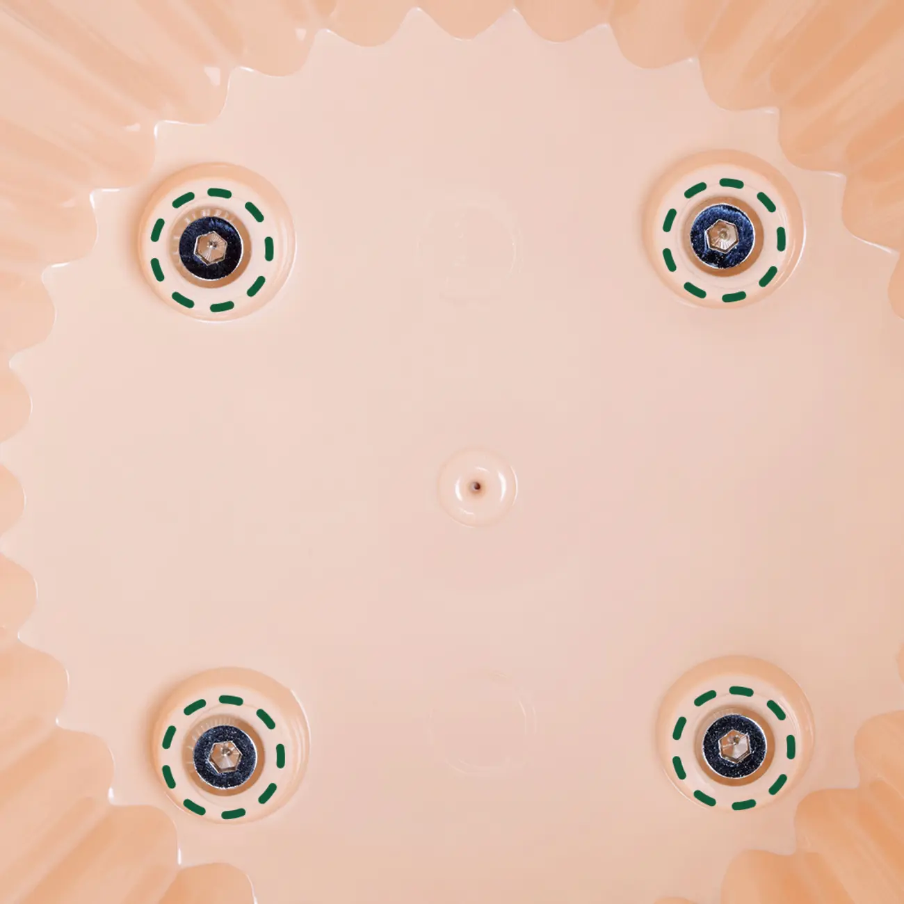 Scandinavian Plastic Round End Table with Tray Top for Bedroom Image - 10 | homeyfad