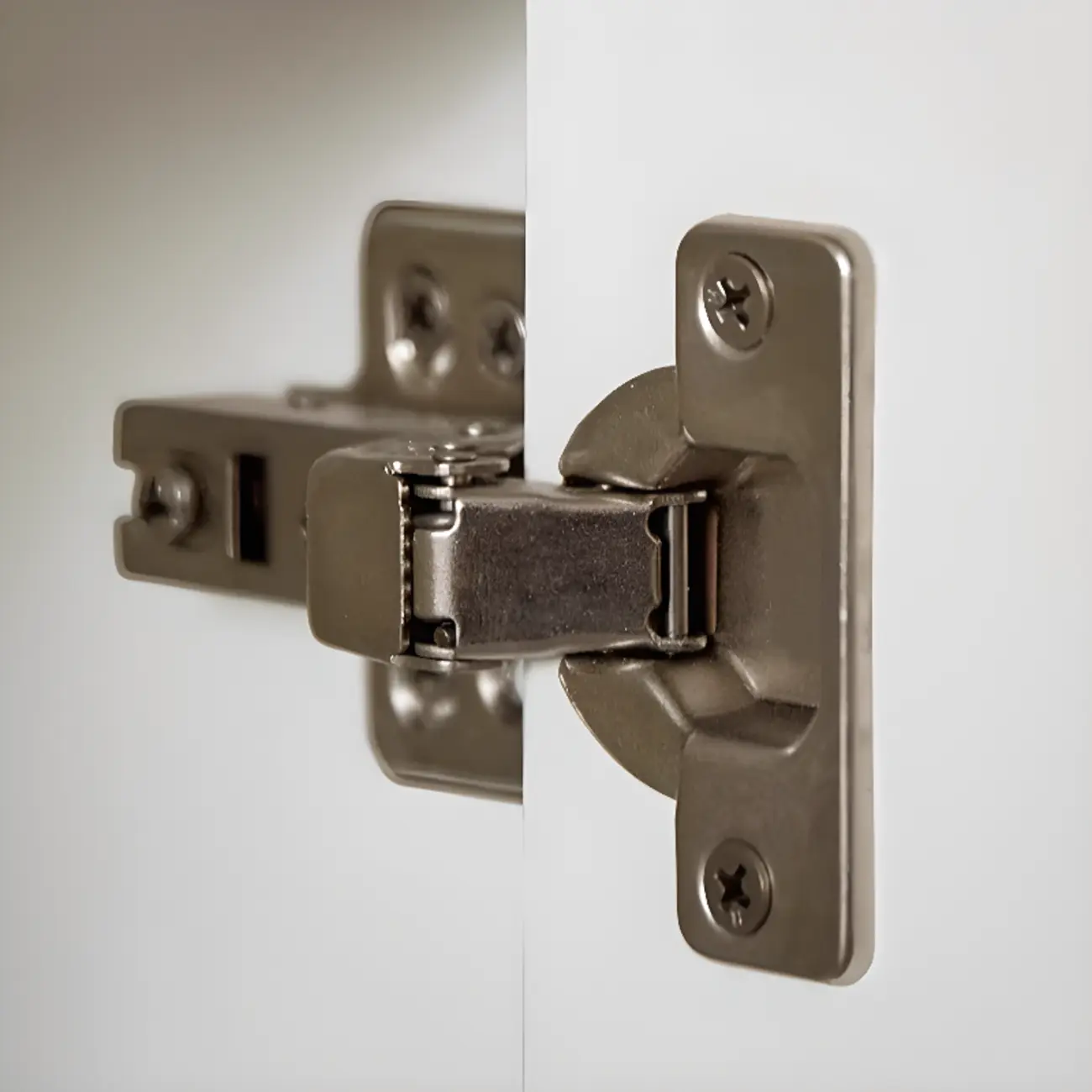 Modern Wooden Glass-panel White Utility Storage Cabinet Image - 8 | homeyfad