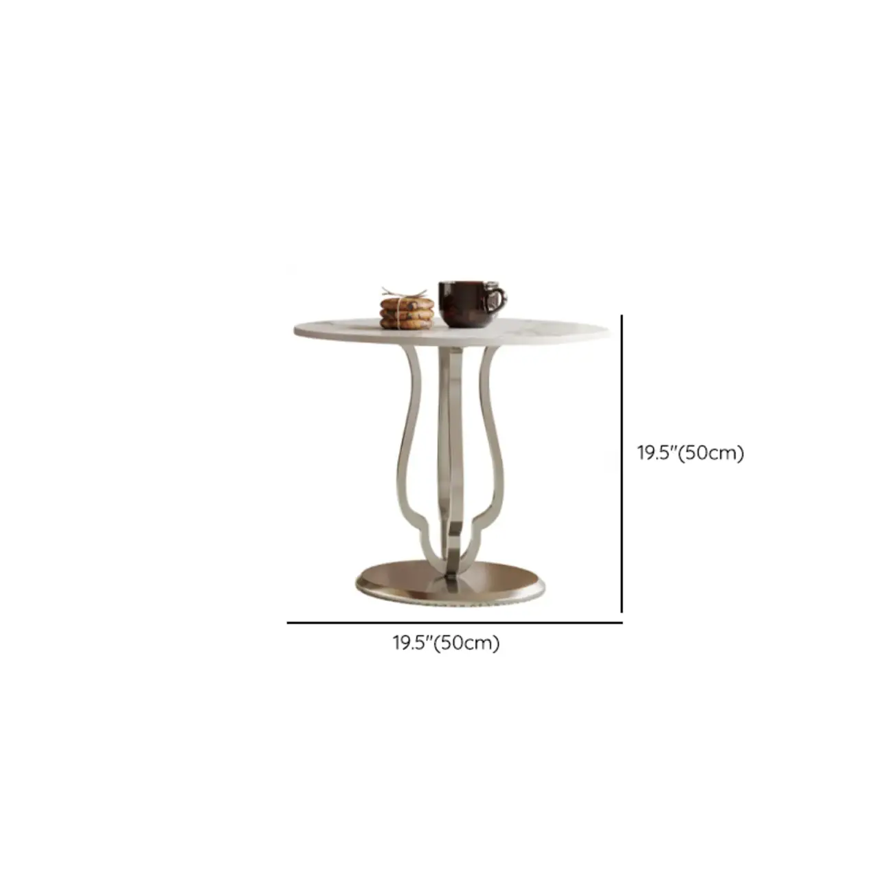 Metal Base Nesting Brown Wood Round Drawer Coffee Table #size | homeyfad