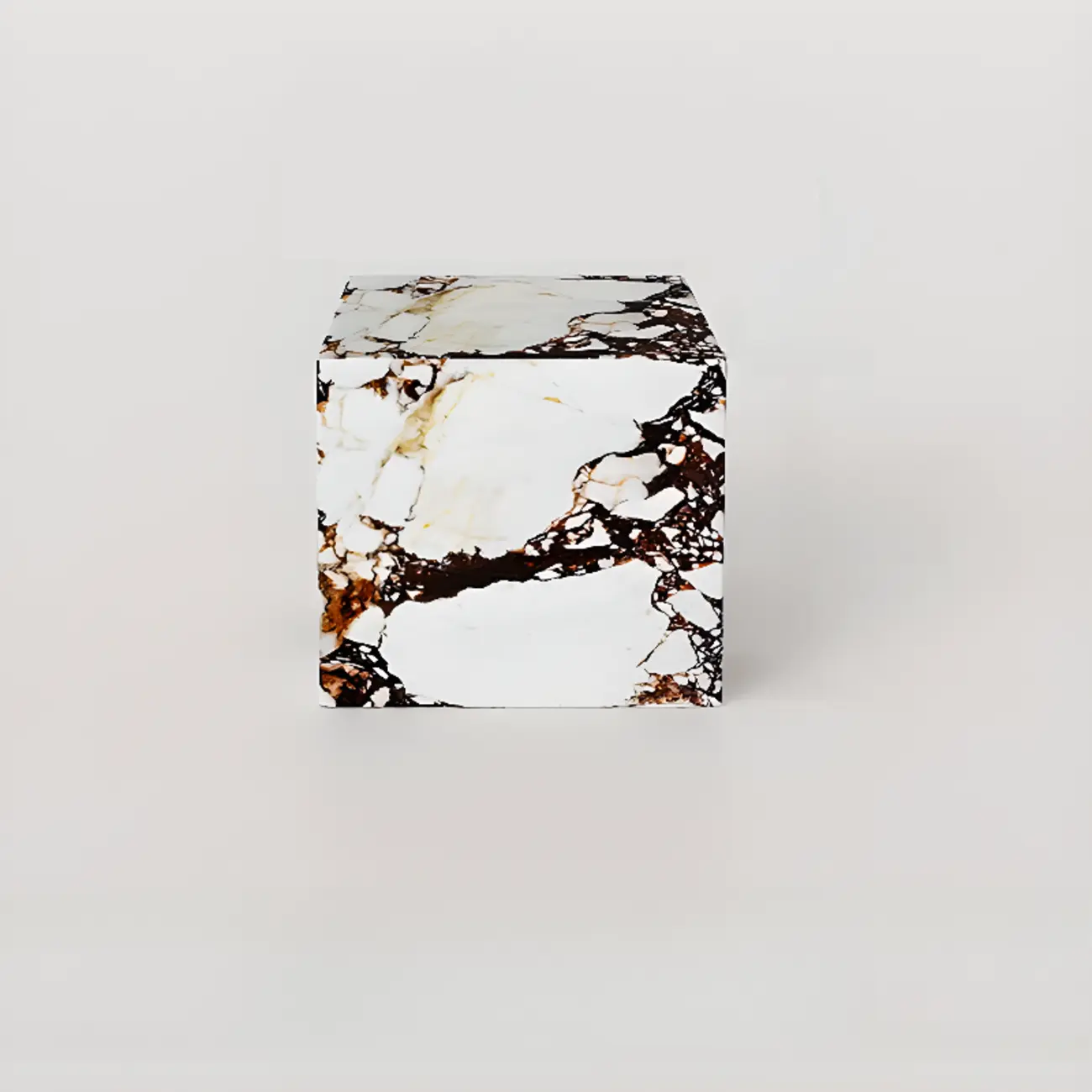 Sleek Sintered Stone Block Base Side Coffee Table Image - 11 | homeyfad