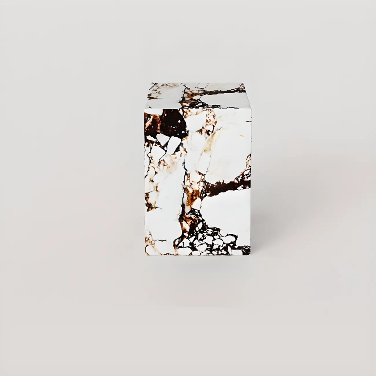 Sleek Sintered Stone Block Base Side Coffee Table Image - 12 | homeyfad