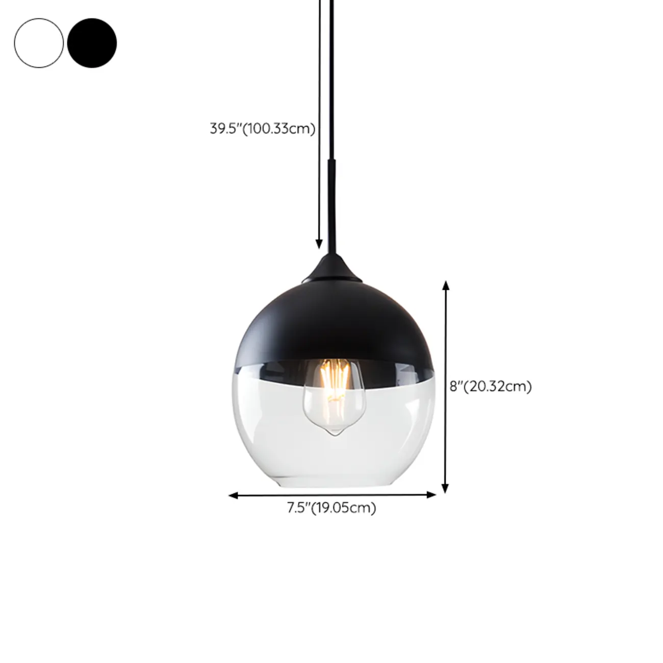 Minimalist Glass Cylinder Kitchen Pendant Light for Dining Area Image - 22 | homeyfad