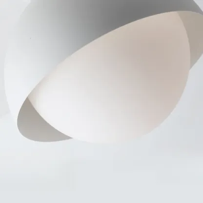 Minimalist Glass Dome Mini Semi Flush Ceiling Light Image - 13