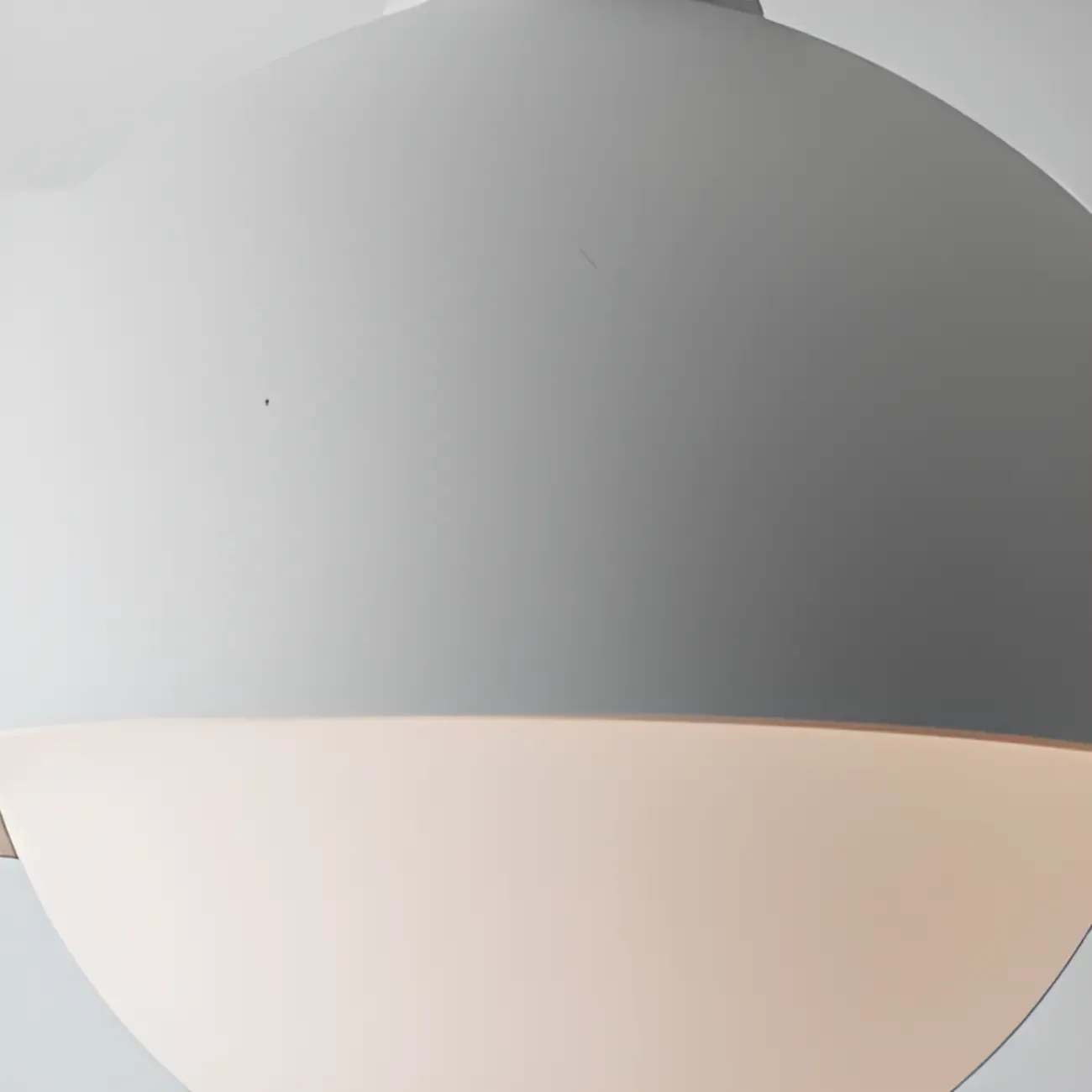 Minimalist Glass Dome Mini Semi Flush Ceiling Light Image - 14