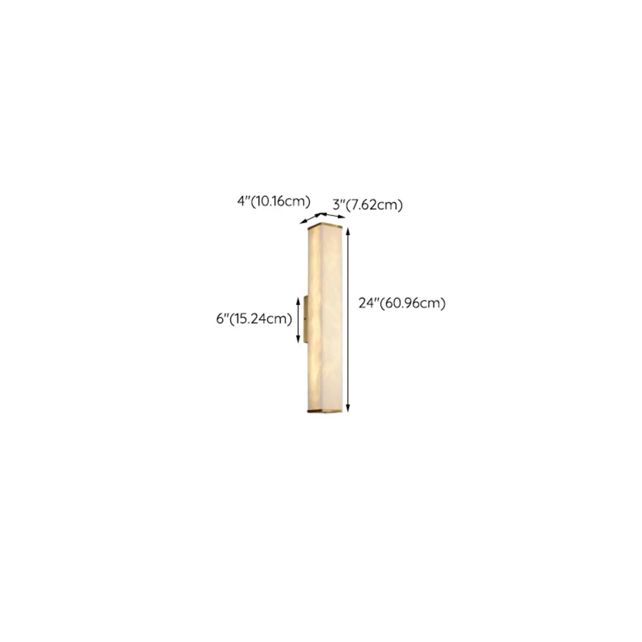 Modern Metallic Rectangular Tri Color Light Metal Wall Lght Image - 14 | homeyfad