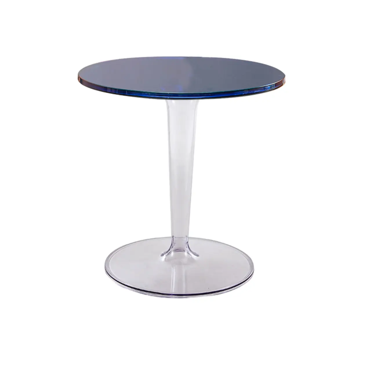 Minimalist Plastic Tawny Round End Table | homeyfad