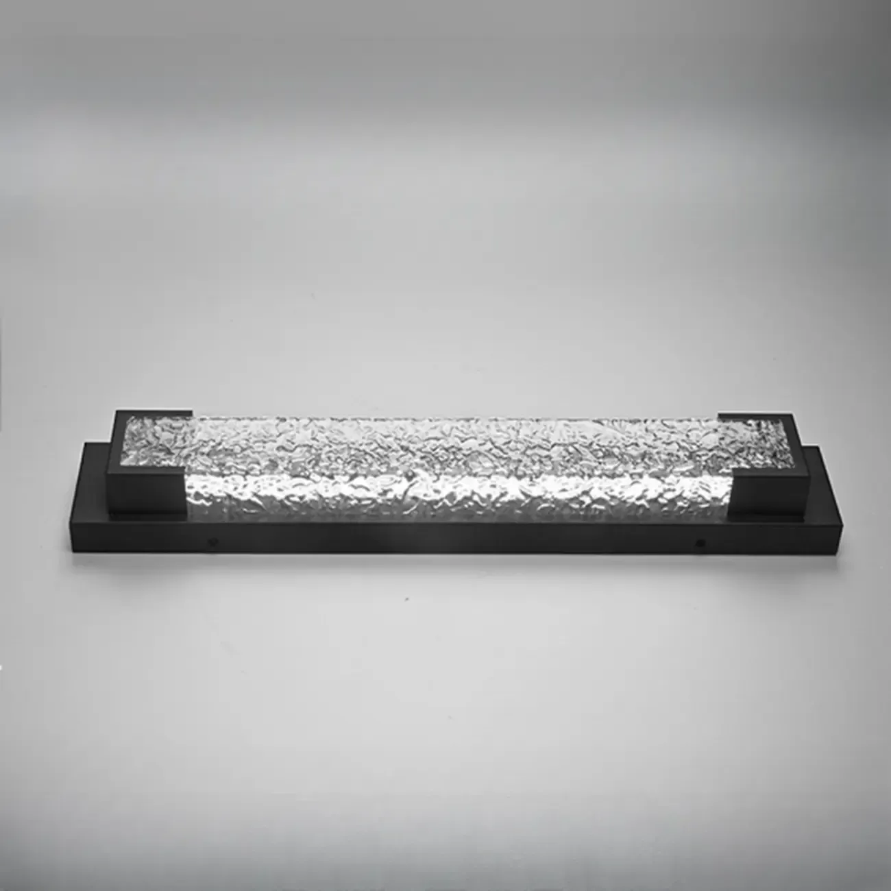 Modern Black Steel Acrylic Outdoor Wall Light Image - 3