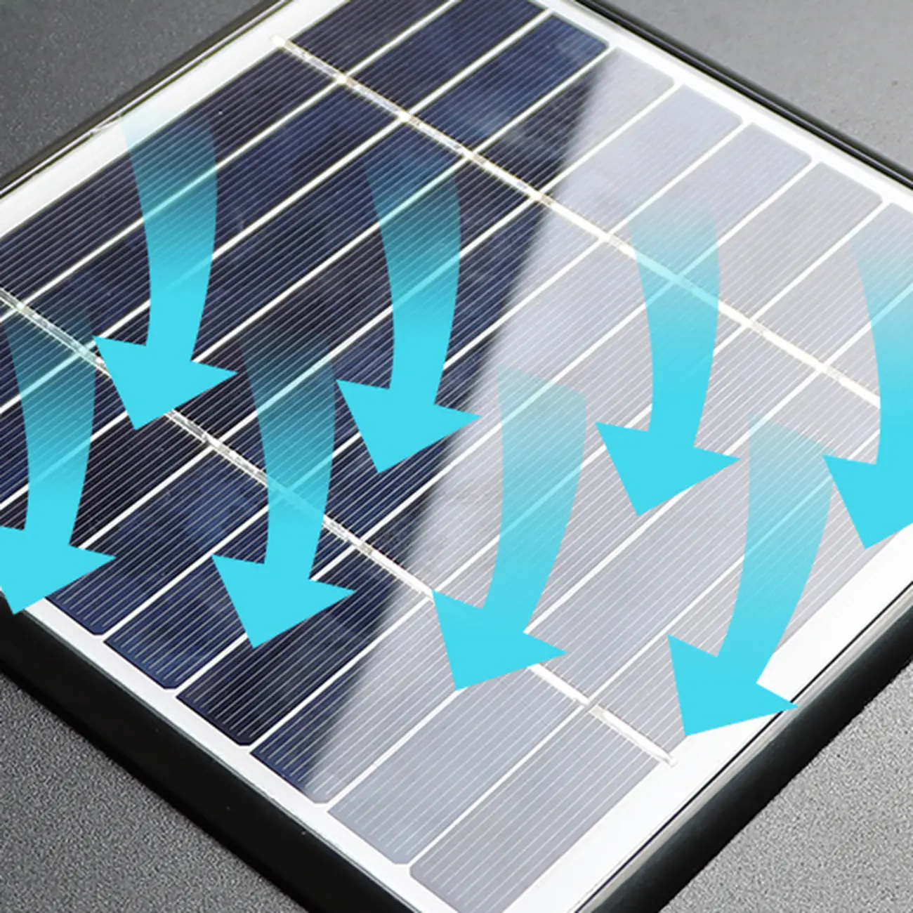 Square Solar Black Metal Glass Post Cap Light Image - 9 | homeyfad