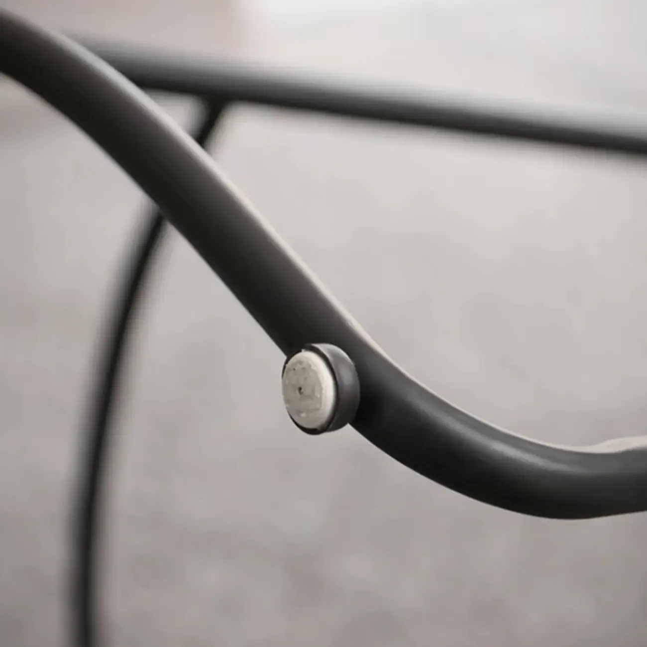 Natural Wood Curved Seat Backless Counter Bar Stools Image - 12