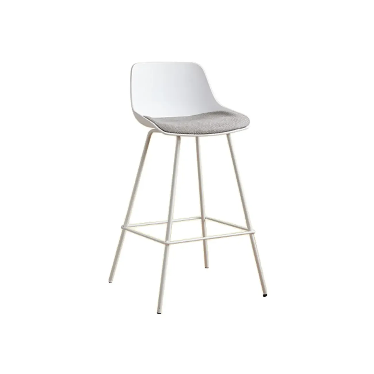 Modern Minimalist Metal Sleek Design Bar Stool