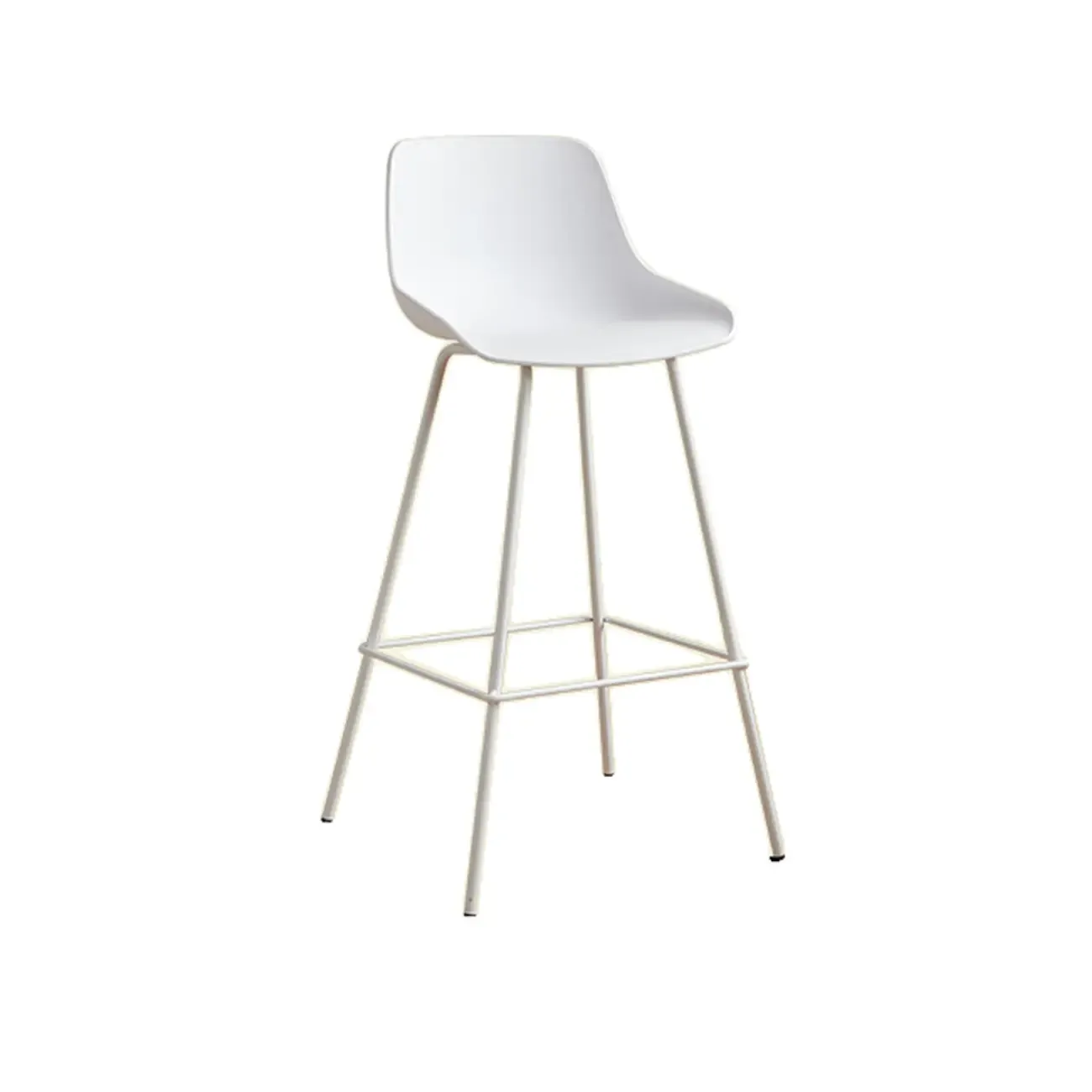 Modern Minimalist Metal Sleek Design Bar Stool