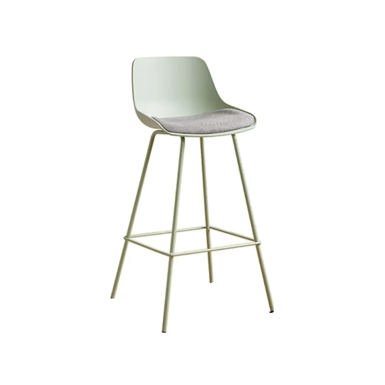 Modern Minimalist Metal Sleek Design Bar Stool
