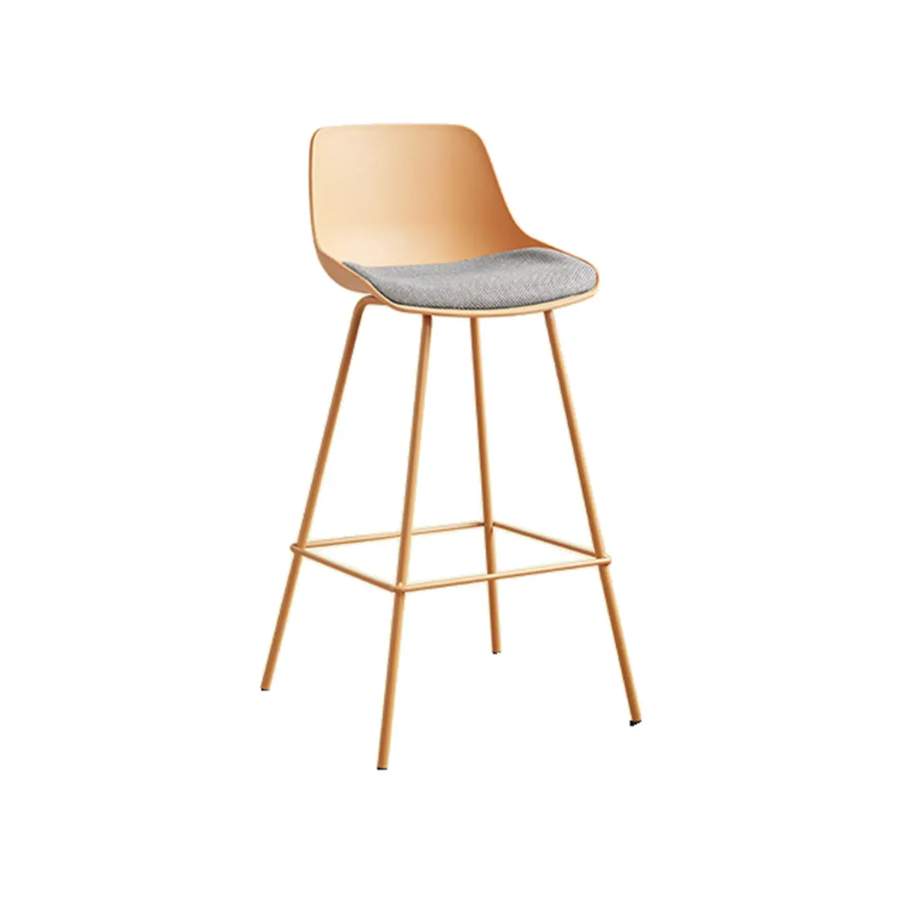 Modern Minimalist Metal Sleek Design Bar Stool | homeyfad