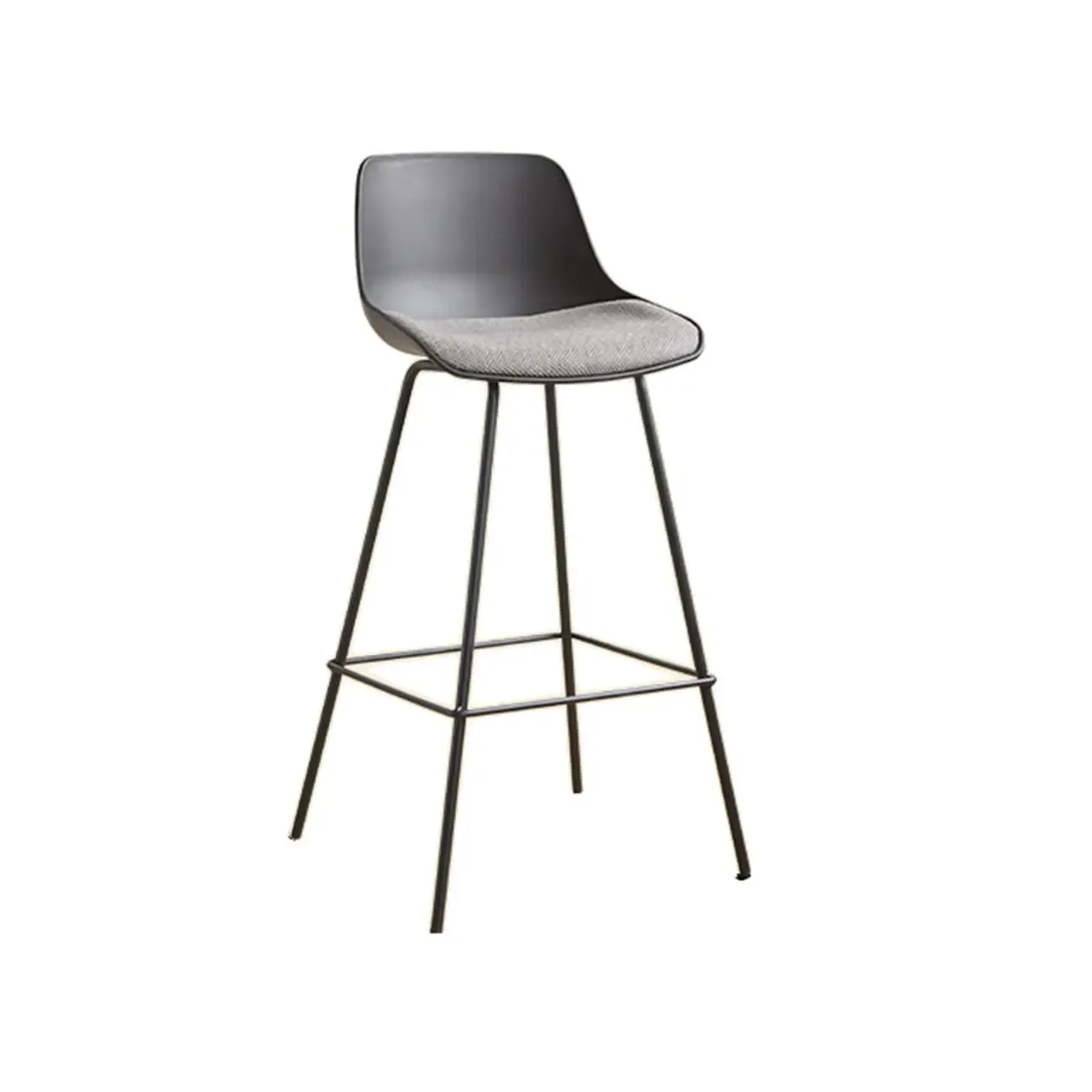 Modern Minimalist Metal Sleek Design Bar Stool