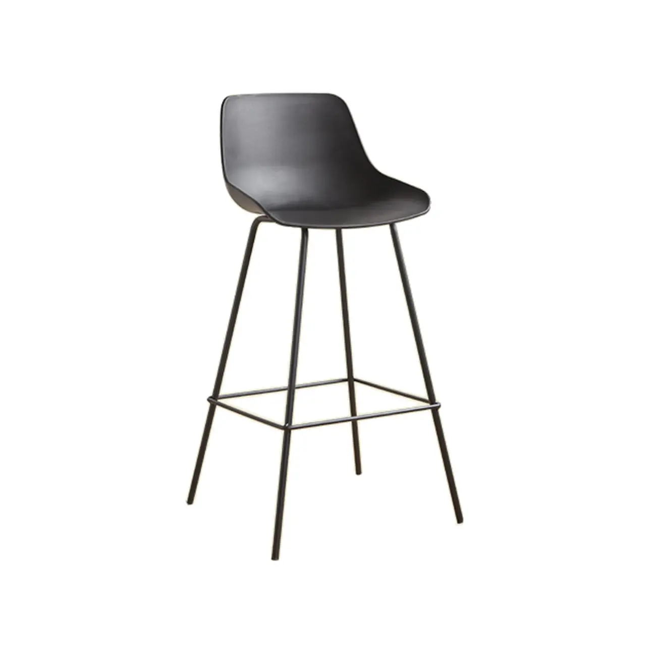 Modern Minimalist Metal Sleek Design Bar Stool | homeyfad