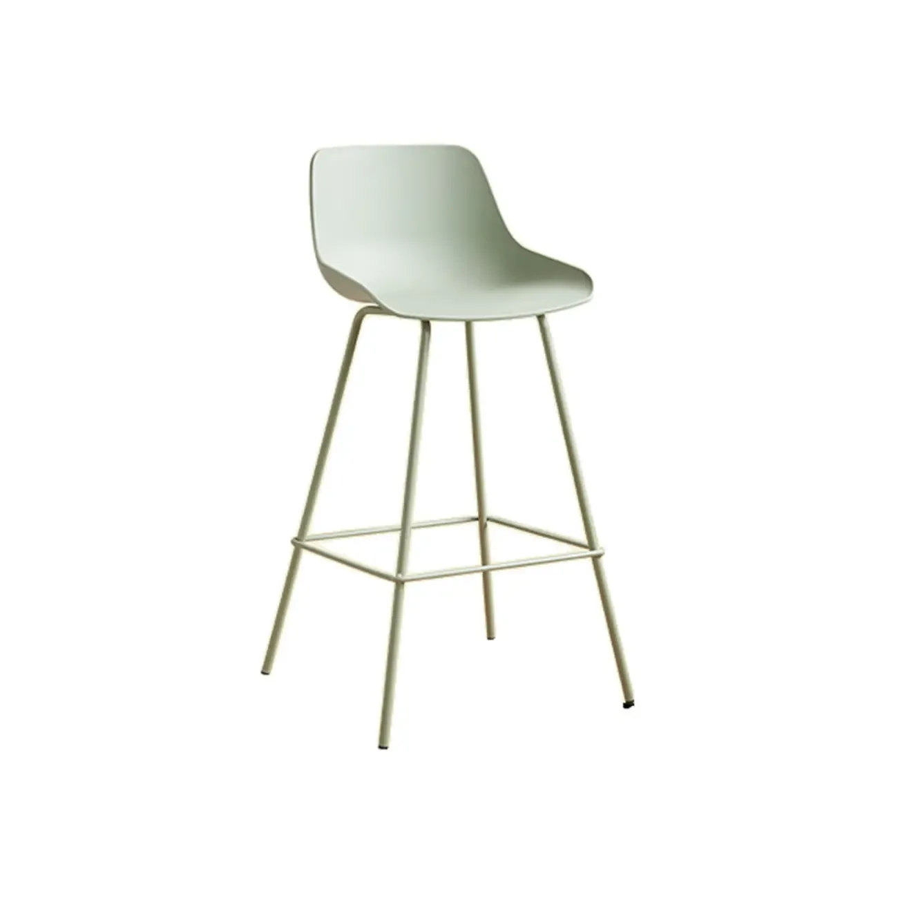 Modern Minimalist Metal Sleek Design Bar Stool