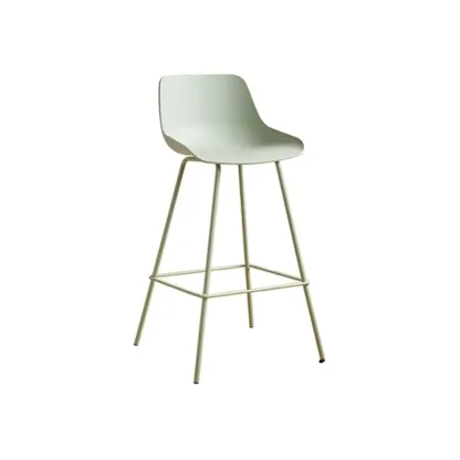 Modern Minimalist Metal Sleek Design Bar Stool