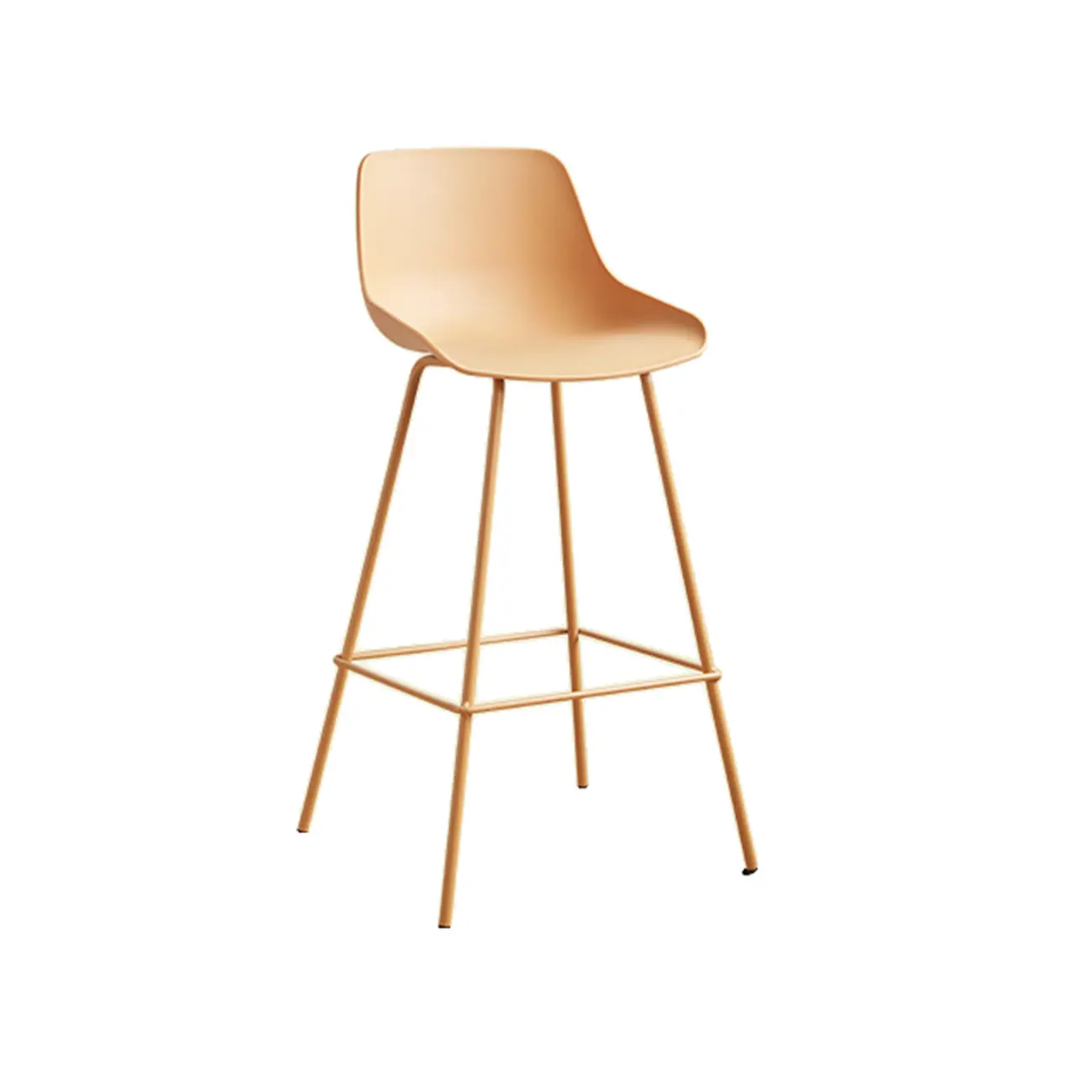 Modern Minimalist Metal Sleek Design Bar Stool | homeyfad